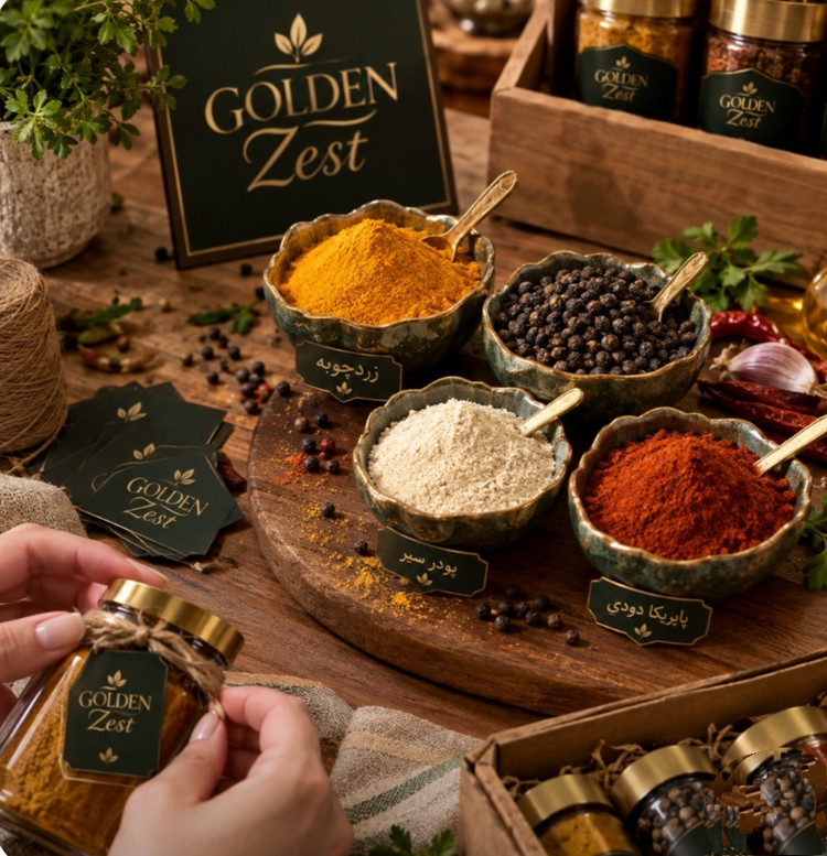 پودرسیر طبیعی و 100%خالص گلدن زست