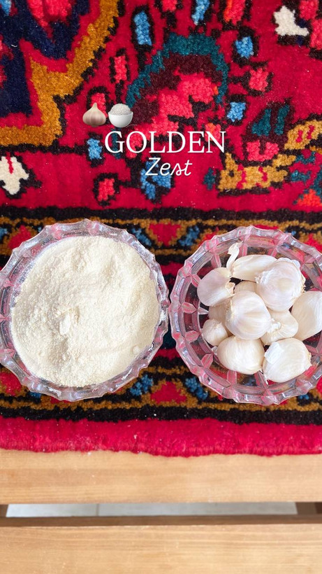 پودرسیر طبیعی و 100%خالص گلدن زست