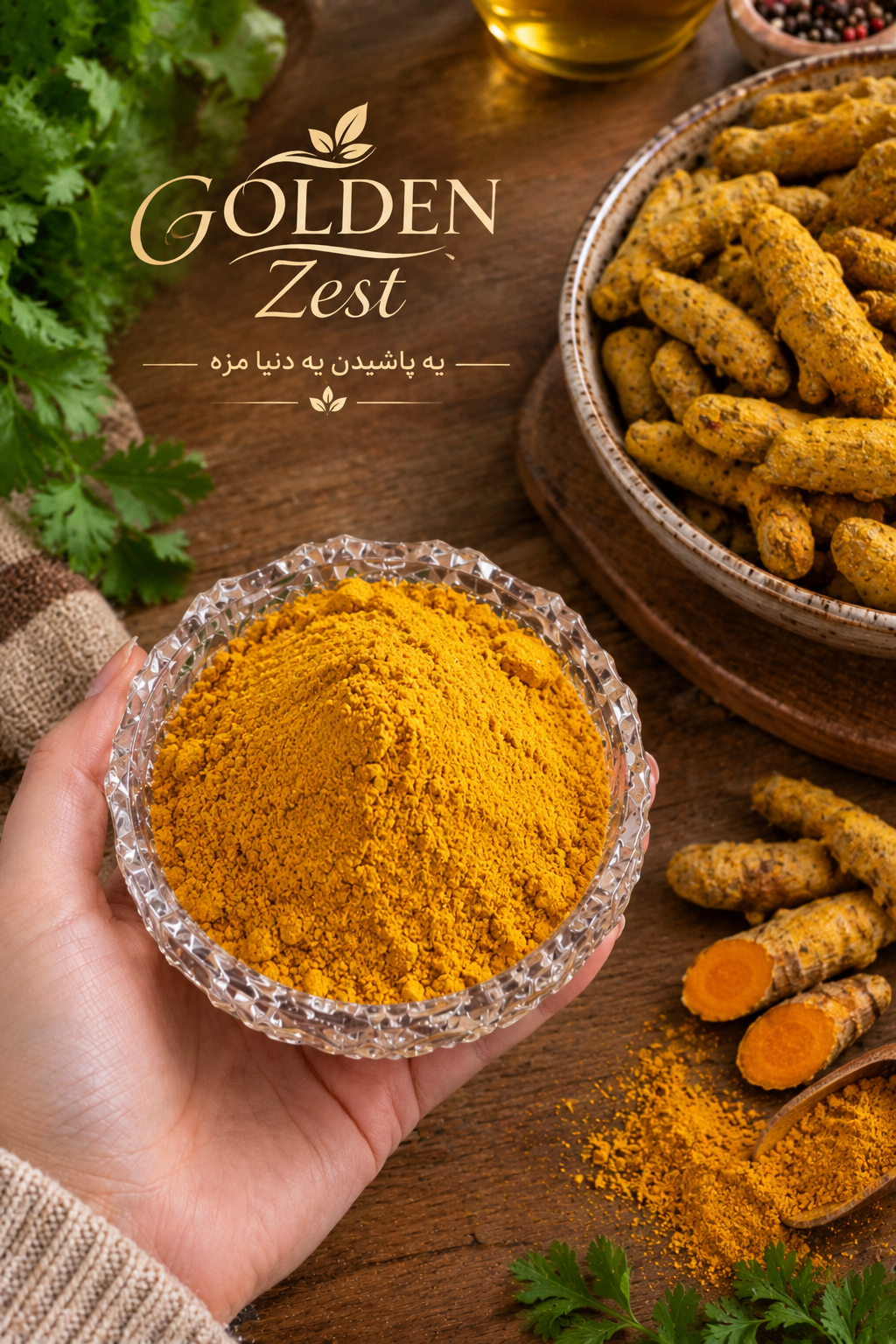 پودر زردچوبه Golden Zest