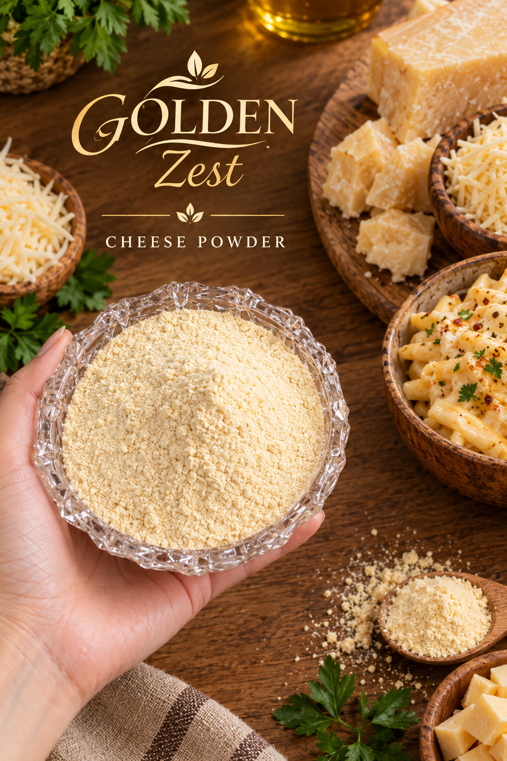 پودر پنیر با کیفیت Golden Zest